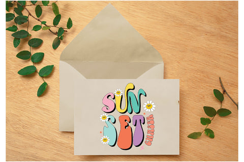 Sunset Chaser Retro Summer Sublimation Sublimation Jagonath Roy 