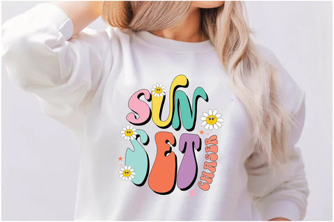 Sunset Chaser Retro Summer Sublimation Sublimation Jagonath Roy 
