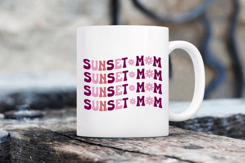 Sunset mom SVG SVG Regulrcrative 