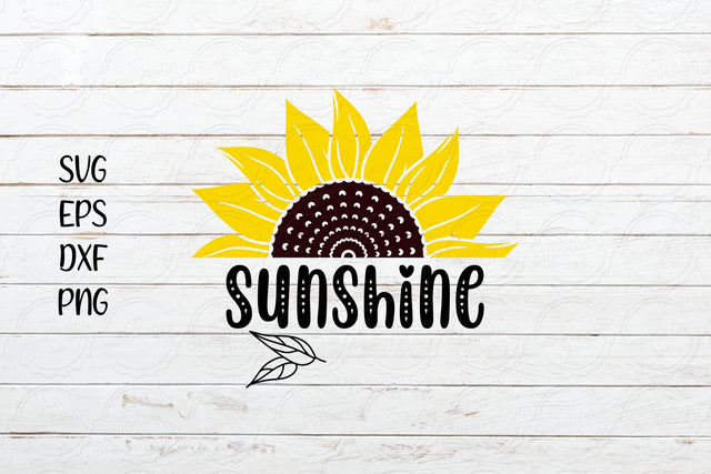Sunshin Sunflower svg, Sunflower svg SVG SmmrDesign 