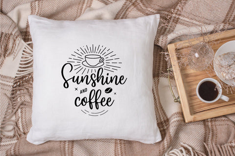 Sunshine and Coffee SVG Design SVG futivesvg 