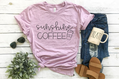 Sunshine And Coffee SVG Morgan Day Designs 