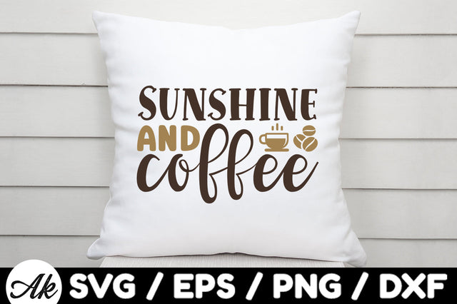 Sunshine and coffee svg SVG akazaddesign 