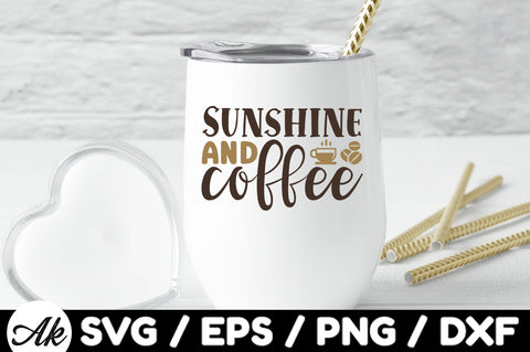 Sunshine and coffee svg SVG akazaddesign 