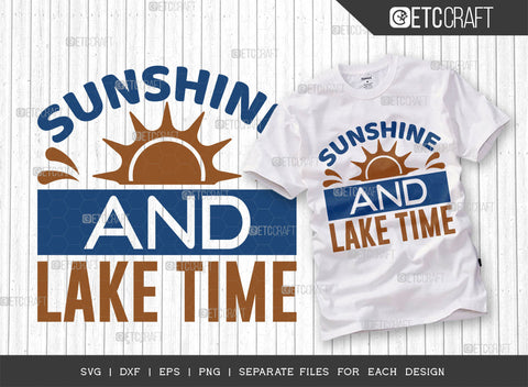 Sunshine And Lake Time SVG Bundle, Lake Svg, Lake Life Svg, Canoe Svg, Kayak Life Svg, Kayak Saying Svg, Lake Quotes, ETC T00429 SVG ETC Craft 