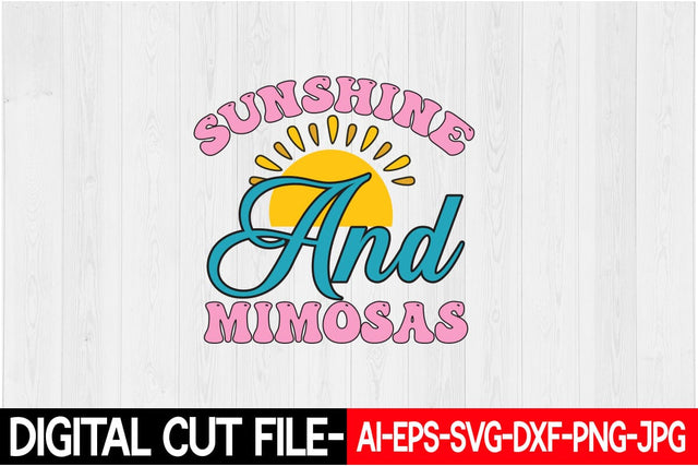 Sunshine and Mimosas SVG Blessedprint 