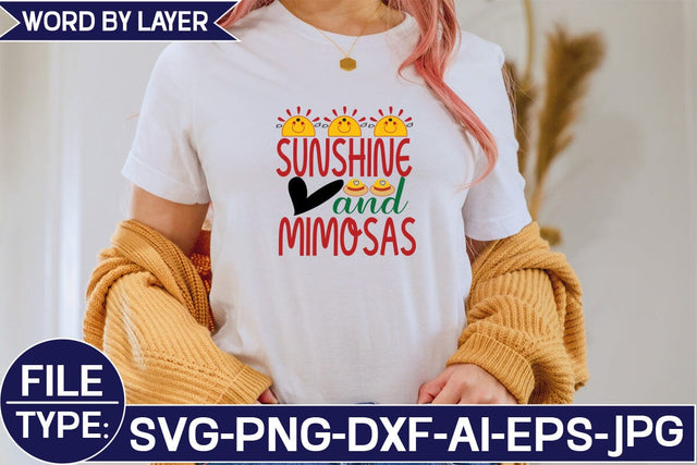 Sunshine and Mimosas SVG Cut File SVG Studio Innate 