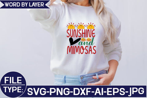 Sunshine and Mimosas SVG Cut File SVG Studio Innate 