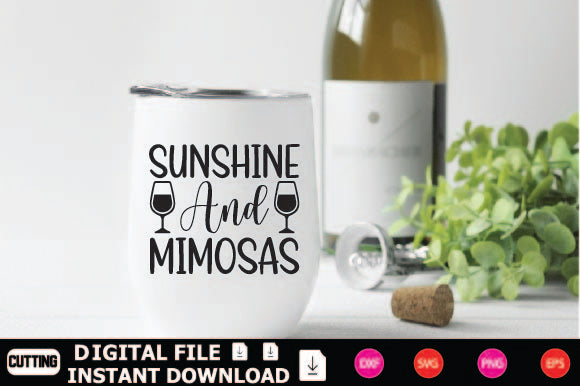 Sunshine And Mimosas SVG Shahin alam 