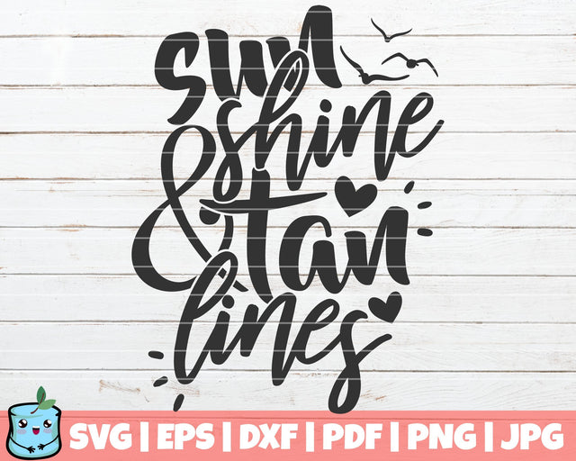 Sunshine And Tan Lines SVG MintyMarshmallows 