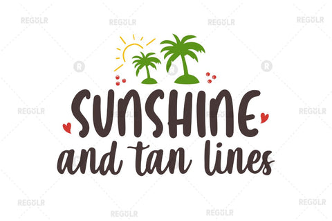 Sunshine and tan lines SVG SVG Regulrcrative 
