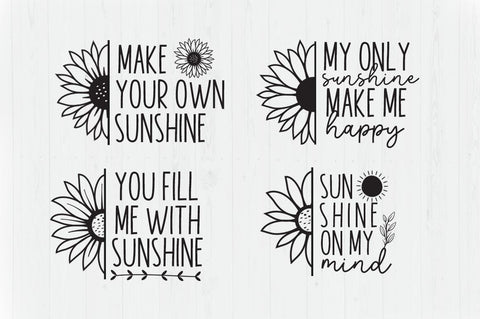 Sunshine Flower Font Manjali_Studio 