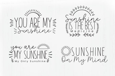Sunshine Flower Font Manjali_Studio 