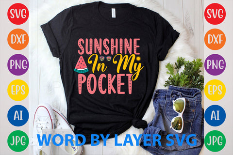 Sunshine In My Pocket, Summer SVG Design SVG Rafiqul20606 