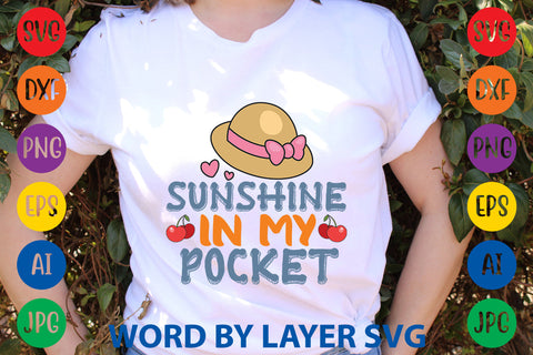 Sunshine In My Pocket, Summer SVG Design SVG Rafiqul20606 