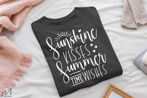 sunshine kisses and summer time wishes svg,Summer svg, Summer t shirt svg, Vacation Svg, Ocean Svg Svg, Beach Svg, Beach t shirt svg, Summer mug svg, Beach time svg, Summer vibes svg, Hello summer svg, Lake time SVG Isabella Machell 