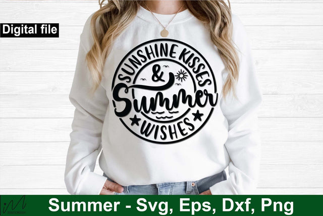 sunshine kisses and summer wishes svg2,Summer svg, Summer t shirt svg, Vacation Svg, Ocean Svg Svg, Beach Svg, Beach t shirt svg, Summer mug svg, Beach time svg, Summer vibes svg, Hello summer svg, Lake time SVG Isabella Machell 