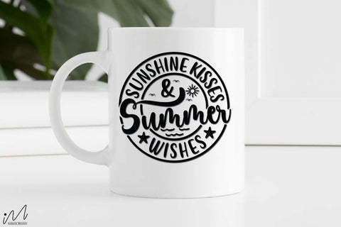 sunshine kisses and summer wishes svg2,Summer svg, Summer t shirt svg, Vacation Svg, Ocean Svg Svg, Beach Svg, Beach t shirt svg, Summer mug svg, Beach time svg, Summer vibes svg, Hello summer svg, Lake time SVG Isabella Machell 