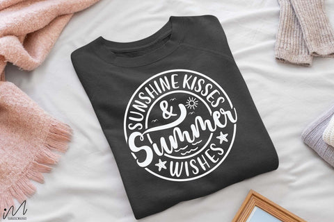 sunshine kisses and summer wishes svg2,Summer svg, Summer t shirt svg, Vacation Svg, Ocean Svg Svg, Beach Svg, Beach t shirt svg, Summer mug svg, Beach time svg, Summer vibes svg, Hello summer svg, Lake time SVG Isabella Machell 