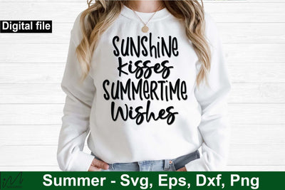 sunshine kisses summer time wishes svg2, Summer svg, Summer t shirt svg, Vacation Svg, Ocean Svg Svg, Beach Svg, Beach t shirt svg, Summer mug svg, Beach time svg, Summer vibes svg, Hello summer svg, Lake time SVG Isabella Machell 