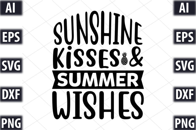Sunshine kisses & summer wishes SVG SVGista 