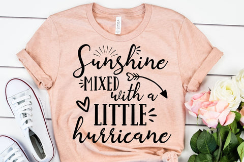 Sunshine Mixed With A Little Hurricane SVG - Funny SVG - Hurricane SVG SVG She Shed Craft Store 