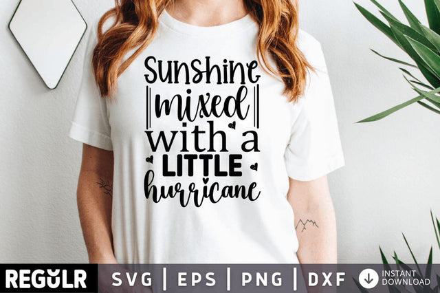 Sunshine mixed with a little hurricane SVG SVG Regulrcrative 