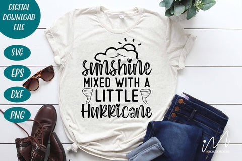 sunshine mixed with a little hurricane svg,Sarcastic t shirt svg, Funny quotes svg, Sarcasm Svg, Funny Quote svg, Sassy Svg, Sarcastic cricut SVG Isabella Machell 