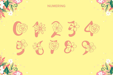 Sunshine Monogram Font yumnatype 
