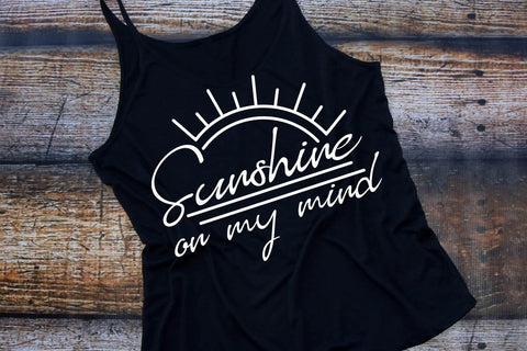 Sunshine on My Mind | Extended Use License SVG So_Fontsy_VIP 