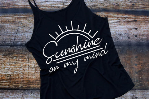 Sunshine on My Mind | Stencil SVG SVG So Fontsy Design Shop 