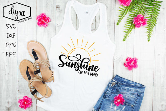 Sunshine On My Mind SVG DIYxe Designs 