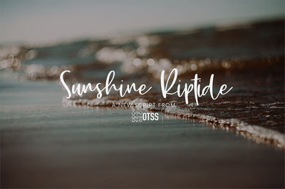 Sunshine Riptide Font On The Spot Studio 
