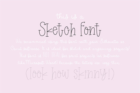 Sunshine Sketch Font Font Blush Font Co. 