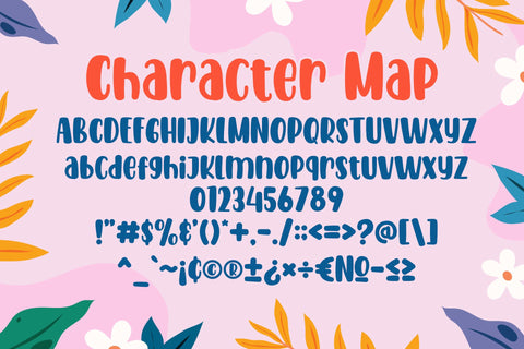 Sunshine Tropical Font Holydie Studio 