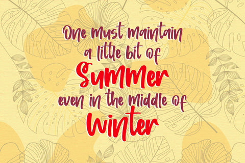 Sunshine Wishes - Handwritten Font Font Dm Letter Studio 