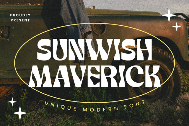 Sunwish Maverick - Experimental Font Arterfak Project 