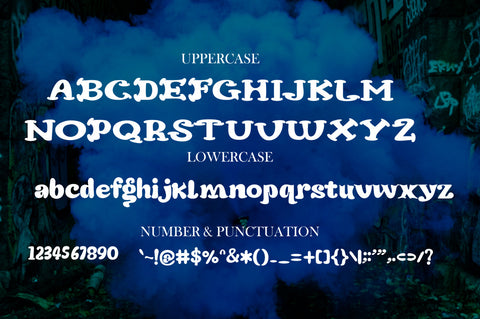 Super Blaster Font gatype 