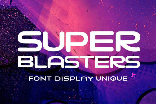 Super Blasters Font gatype 