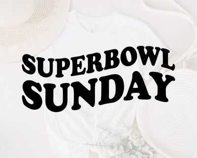 Super Bowl Sunday - Sunday Funday Collection - Artwork for cut, print, sublimation & digital use - Digital Download svg, dxf, eps, png, jpg SVG Fauz 