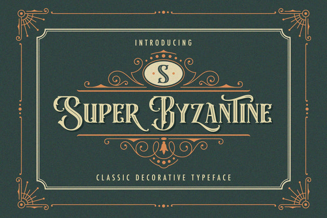 Super Byzantine - Decorative Font Font StringLabs 