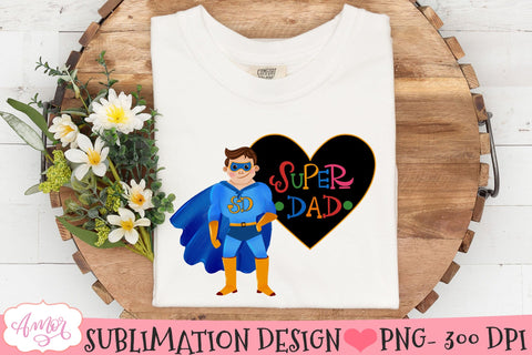 Super Dad PNG for sublimation | Father's day sublimation PNG Sublimation Amorclipart 