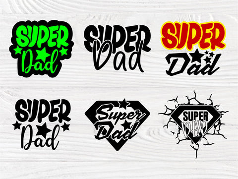 Super Dad SVG, Fathers Day Svg Cut File, Funny Dad SVG TonisArtStudio 