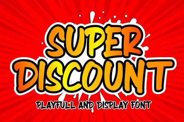 SUPER DISCOUNT Font Mozarella 