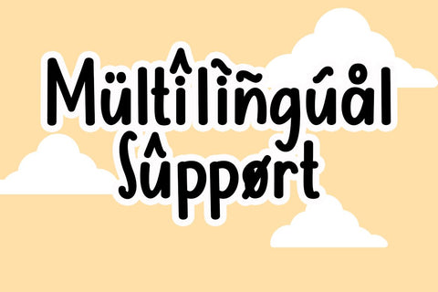 Super Glider Font Supersemar Letter 