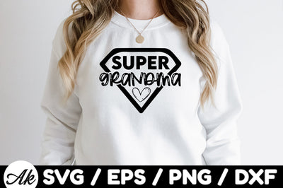 Super grandma svg SVG akazaddesign 