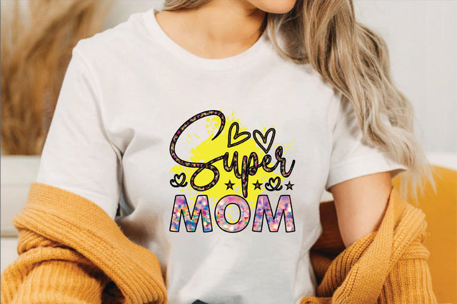 Super Mom Sublimation SVGArt 
