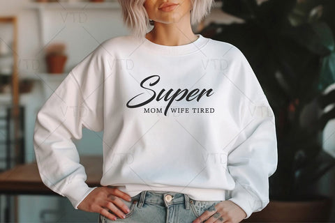 Super Mom Svg Png Files, Mom Life Svg, Mom Mode Svg, Mom Vibes Svg, Mom Svg Shirt, Mothers Day Svg, Sarcastic Mom Svg, Mom Cut File SVG DesignDestine 