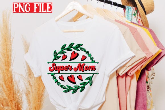 super mom,png sublimation, Sublimation BB Type Studios 