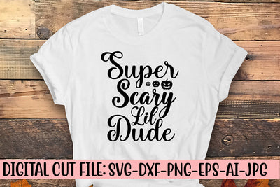 Super Scary Lil Dude SVG Design SVG Syaman 